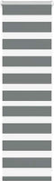 vidaXL - Zebra - rolgordijn - 50x100 - cm - stofbreedte - 45,9cm - donkergrijs