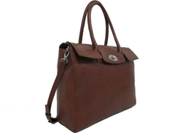 Gigi Fratelli Dames Leren Laptoptas 15 inch Romance ROM0095 Brandy