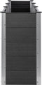 vidaXL - Plantenbak - verhoogd - 300x100x91 - cm - HKC - grijs