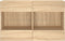 vidaXL - Tv-wandmeubel - met - LED-verlichting - 98,5x30x60,5 - cm - sonoma - eiken