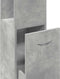vidaXL - Badkamerkast - 25x25x170 - cm - bewerkt - hout - betongrijs