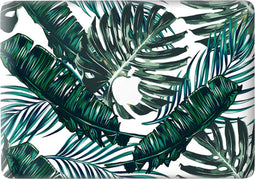 Lunso Geschikt voor MacBook Pro 13 inch (2016-2020) vinyl sticker - Green Leaves