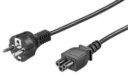 Goobay 93586 - Schuko male naar C5 female stroomkabel - 1,80m - Zwart