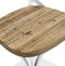 Alterego Ranch - Houten Keukenstoel - Oude Walnoot Afwerking - 50x47x89cm