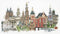 Thea Gouverneur - Borduurpakket met telpatroon - 450A - Voorgesorteerde DMC Garens - Amsterdam - Aida - 79 cm x 50 cm - DIY Kit
