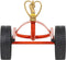 vidaXL - Sproeierslede - op - wielen - met - draaibare - kop - staal - rood