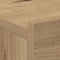 vidaXL - Nachtkastje - zwevend - 40x32x15 - cm - bewerkt - hout - artisanaal - eiken