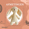 Bebemoss Ginger het Konijn - Knuffeldier - Knuffels - Handgemaakt Speelgoed - Biologisch Katoen - Babygift - Geel