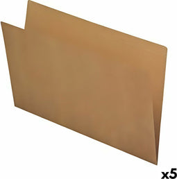 Set van Subfolders FADE Kraft Eco A4 - 50 Onderdelen - Bruin (5 stuks)