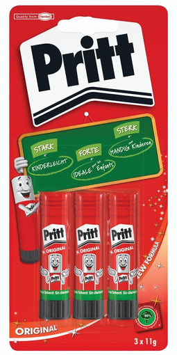 Pritt Original 3x11 g Blistercard | | Voordeel Blister Pritt | Pritt Voordelig & Makkelijk te gebruiken.