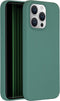 Accezz Liquid Silicone Backcover - iPhone 15 Pro Max - Schokabsorberend - Donkergroen