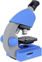 Bresser Junior Microscoop 40x-640x - LED verlichting - 3 objectieven - Blauw