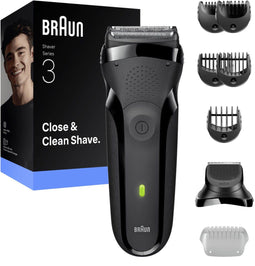 Braun Series 3 300BT - Elektrisch Scheerapparaat - 2 Folies 1 Trimmer - Grijs