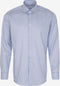 SEIDENSTICKER Regular Fit Zakelijk Overhemd Blauw Denim/Wit, Lange Mouw, Kentkraag