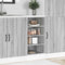 vidaXL - Onderkast - 40x44,5x81,5 - cm - bewerkt - hout - grijs - sonoma - eikenkleur