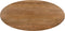 Livingfurn - Eetkamertafel Jesper Oval 240 cm - Mangohout / Gecoat Staal