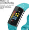 imoshion Siliconen bandje - Geschikt voor Fitbit Charge 6, Charge 5 - Turquoise - L