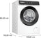 Bosch WGH2440AFG - Serie 6 - Wasmachine met stoom - 9 kg - A-20% - Home Connect - Wit