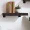 vidaXL - Wandschap - 40x20x6 - cm - behandeld - massief - eikenhout - donkerbruin
