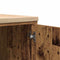 vidaXL - Garagekast - 30x51x85 - cm - massief - grenenhout - oud - hout
