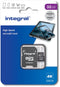 Integral - High Speed Micro SD V30 UHS-I U3 - 32GB tot 100MB/s leessnelheid - Class 10