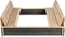 EXIT Aksent houten zandbak 136x132cm