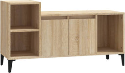vidaXL - Tv-meubel - 100x35x55 - cm - bewerkt - hout - sonoma - eikenkleurig