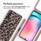 iMoshion Hoesje Geschikt voor Samsung Galaxy A25 Hoesje Met Koord - iMoshion Siliconen design hoesje met koord - Roze / Animal Pink