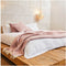 Tweedmill - Wollen plaid - Wafelpatroon - Roze