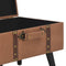 vidaXL - Opbergkruk - 40 - cm - kunstleer - bruin