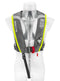 Besto Comfort Fit pro 220N MH - Automatisch reddingsvest - Harnas - Antraciet/geel