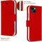 Accezz iPhone 13 - Wallet Softcase Bookcase - 3 pashouders - Rood