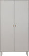 WOOOD Madu Garderobekast - Grenen - Wolkengrijs - 195x100x53