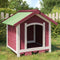 vidaXL - Hondenhok - 65x65x61,5 - cm - massief - grenenhout - mokkakleurig