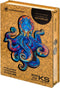 UNIDRAGON Houten Puzzel Voor Volwassenen Dier - Magnetische Octopus - 300 stukjes - King Size 40x34 cm