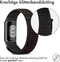 imoshion Nylon bandje - Geschikt voor Fitbit Charge 5, Charge 6 - Zwart - L