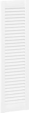 vidaXL - Kastdeuren - louvredesign - 2 - st - 99x29,5 - cm - wit