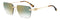 Dsquared2 D2 0102/S - Heren Zonnebril - Ovaal Metaal met spiegelglazen - Goudkleurig