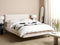 CORIO - Tweepersoonsbed - Crème - 140 x 200 cm - Polyester