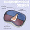 Caresense Zitkussen - Orthopedisch Ergonomisch - Stuitkussen Wigkussen - Wit-Grijs
