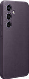 Samsung Galaxy S24 - Vegan Leather Case - Luxueuze look & feel - Paars