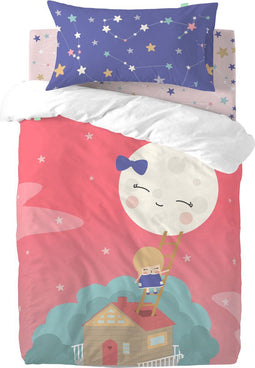 Dekbedovertrek set HappyFriday Happynois Moon Dream Multicolour Wieg voor baby's 2 Onderdelen