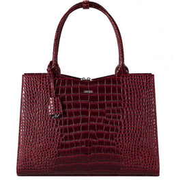 Socha Laptoptas Croco Burgundy 15.6″ new-01