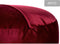Poef Fluweel Kastanjebruin 60 x 39 x 60 cm (2 Stuks)