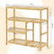 Woltu Schoenenrek 4 Lagen - Bamboe Naturel - 68 x 26 x 68,5 cm