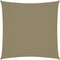 vidaXL - Zonnescherm - vierkant - 5x5 - m - oxford - stof - beige
