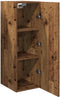 vidaXL - Tv-meubelen - 2 - st - 30,5x30x90 - cm - bewerkt - hout - oud - houtkleurig