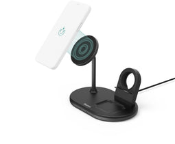 Hama MagCharge Multi - Draadloos Oplaadstation - Laadt 3 Apple apparaten tegelijk - Zwart