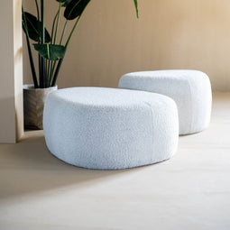 Poef Liby groot - beige