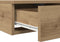 vidaXL - Ligbed - Artisan - Eiken - 100x36.5x16.5 - cm - Geengineerd - Hout
